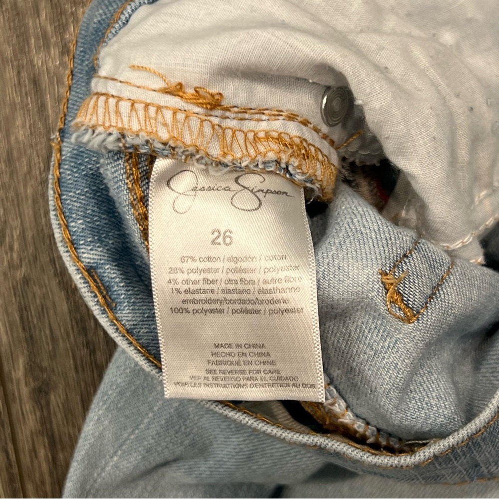 Jessica Simpson Mika Best Friend Embroidered Jeans - Picture 9 of 10